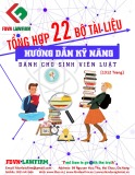 Tổng hợp hướng dẫn và kỹ năng học tập và nghiên cứu dành cho sinh viên: Phần 1