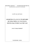 Luận văn Thạc sĩ Kinh tế: Ảnh hưởng của cơ cấu vốn đến hiệu quả hoạt động các ngân hàng thương mại cổ phần tại Việt Nam