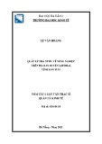 Tóm tắt Luận văn Thạc sĩ Quản lý kinh tế: Quản lý nhà nước về nông nghiệp trên địa bàn huyện IaH’Drai, tỉnh Kon Tum