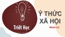 Bài thuyết trình Triết học: Ý thức xã hội