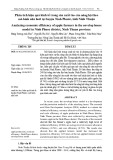 Phân tích hiệu quả kinh tế trong sản xuất táo của nông hộ theo mô hình nhà lưới tại huyện Ninh Phước, tỉnh Ninh Thuận