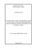 Luận văn Thạc sĩ Khoa học vật chất: Tổng hợp, nghiên cứu phức chất kích thước nanomet của một số nguyên tố đất hiếm với hỗn hợp phối tử amino axit, imidazol và bước đầu thăm dò hoạt tính sinh học của chúng