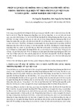 Pháp luật bảo vệ thông tin cá nhân người tiêu dùng trong thương mại điện tử theo pháp luật Việt Nam và Hàn Quốc – Kinh nghiệm cho Việt Nam