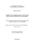 Luận văn Thạc sĩ Kỹ thuật: Nghiên cứu giải pháp hạ mực nước ngầm trong thi công hố đào sâu ở Hải Phòng