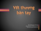 Bài giảng Vết thương bàn tay - PGS.TS.BS. Nguyễn Văn Thái