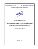 Luận án Tiến sĩ Vật lý: Tính liều trong Y học hạt nhân với Phantom voxel bằng phần mềm Gamos/geant4