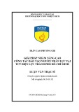 Luận văn Thạc sĩ Quản trị kinh doanh: Giải pháp nhằm nâng cao công tác đào tạo nguồn nhân lực tại Tổng công ty Điện lực thành phố Hồ Chí Minh