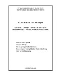 Sáng kiến kinh nghiệm Tiểu học: Kiểm tra giờ lên lớp nhằm thúc đẩy hoạt động dạy và học ở trường Tiểu học