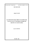 Luận án Tiến sĩ Nông nghiệp: Xác định một số đặc điểm ngoại hình, khả năng sản xuất và đánh giá sai khác di truyền của vịt Sín Chéng