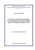 Luận văn Thạc sĩ Kinh tế: Ứng dụng lý thuyết năng lực động nâng cao lợi thế cạnh tranh đối với dịch vụ văn phòng chia sẻ của SPT