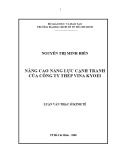 Luận văn Thạc sĩ Kinh tế: Nâng cao năng lực cạnh tranh của Công ty thép Vina Kyoei