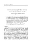 Vận dụng dạy học giải quyết vấn đề trong dạy học môn Tự nhiên và xã hội ở tiểu học