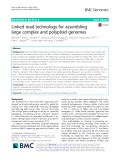 Linked read technology for assembling large complex and polyploid genomes