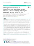 Whole genome sequencing of Trypanosoma cruzi field isolates reveals extensive genomic variability and complex aneuploidy patterns within TcII DTU