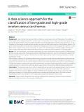 A data science approach for the classification of low-grade and high-grade ovarian serous carcinomas