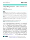 Comparative genomics of nuclear envelope proteins