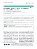 CircMarker: A fast and accurate algorithm for circular RNA detection