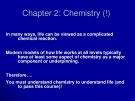 Lecture Principles of Biology - Chapter 2: Chemistry