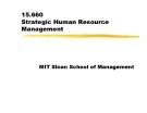 Lecture Strategic Human Resource Management: Slade
