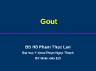 Bài giảng Gout - BS Hồ Phạm Thục Lan