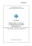 Giáo trình mô đun An toàn điện (Nghề Điện tử công nghiệp - Trình độ trung cấp) – CĐ Kỹ thuật Công nghệ BR–VT