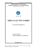 Khoá luận tốt nghiệp: Hoàn thiện công tác tổ chức kế toán doanh thu, chi phí và xác định kết quả kinh doanh tại công ty Cổ phần Công nghiệp Việt Hoàng