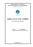 Khoá luận tốt nghiệp: Hoàn thiện tổ chức công tác kế toán doanh thu, chi phí và xác định kết quả kinh doanh tại Công ty Cổ phần Thƣơng mại và Dịch vụ Sơn Bình