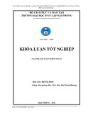 Khoá luận tốt nghiệp: Hoàn thiện công tác lập và phân tích Bảng cân đối kế toán tại Xí nghiệp Đảm bảo an toàn giao thông đường sông Hải Phòng