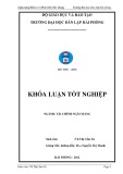 Khoá luận tốt nghiệp: Giải pháp nâng cao hiệu quả cho vay tiêu dùng tại Ngân hàng Đầu tư và Phát triển Việt Nam – chi nhánh Bắc Giang