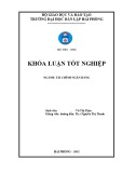 Khoá luận tốt nghiệp: Giải pháp nâng cao hiệu quả công tác huy động vốn tại Phòng giao dịch Techcombank Thủy Nguyên