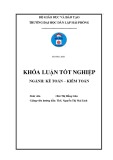 Khoá luận tốt nghiệp: Hoàn thiện công tác kế toán hàng hóa tại Công ty Cổ Phần Thương Mại và Xây Dựng Đông Vinh