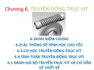 Bài giảng Cơ sở thiết kế máy: Chương 6 - ThS. Dương Đăng Danh