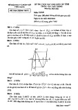 Đề thi học sinh giỏi THPT môn Toán cấp tỉnh năm 2020-2021 - Sở GD&ĐT Tiền Giang