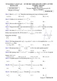 Đề thi học sinh giỏi THPT môn Toán cấp tỉnh năm 2020-2021 - Sở GD&ĐT An Giang