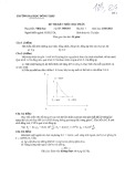 Đề thi kết thúc môn học Nhiệt học năm 2020-2021 có đáp án - Trường ĐH Đồng Tháp