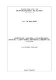 Luận văn Thạc sĩ Khoa học: Ảnh hưởng của nồng độ SR lên quá trình hình thành pha và một vài tính chất vật lí của hệ hợp chất La1-xSrxCoO3