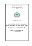 Khóa luận tốt nghiệp: Đánh giá tình hình sử dụng thuốc ở các bệnh nhân đái tháo đường type 2 tại khoa nội tổng hợp bệnh viện E