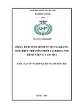 Khóa luận tốt nghiệp: Phân tích tình hình sử dụng kháng sinh điều trị viêm phổi tại Khoa Nhi Bệnh viện E năm 2021