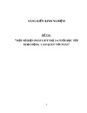 Sáng kiến kinh nghiệm Mầm non: Một số biện pháp giúp trẻ 3-4 tuổi học tốt hoạt động làm quen với Toán