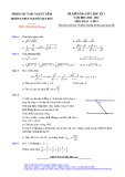 Đề kiểm tra giữa học kì 1 môn Toán lớp 9 năm 2020-2021 - Trường THCS Nguyễn Quý Đức