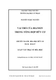 Luận văn Thạc sĩ Khoa học: Vai trò của đianion trong tổng hợp hữu cơ