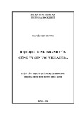 Luận văn Thạc sĩ Quản trị kinh doanh: Hiệu quả kinh doanh của Công ty sen vòi Viglacera