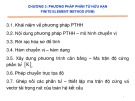 Bài giảng Các phương pháp số: Chương 3 - Trường ĐH Kiến Trúc Hà Nội