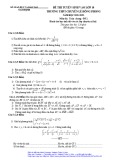 Đề thi tuyển sinh vào lớp 10 môn Toán (chung) năm 2021-2022 - Trường THPT chuyên Lê Hồng Phong – Nam Định (Đề 2)