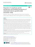 Dissection of complicate genetic architecture and breeding perspective of cottonseed traits by genome-wide association study