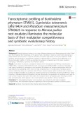 Transcriptomic profiling of Burkholderia phymatum STM815, Cupriavidus taiwanensis LMG19424 and Rhizobium mesoamericanum STM3625 in response to Mimosa pudica root exudates illuminates the molecular basis of their nodulation competitiveness and symbiotic evolutionary history
