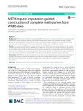 METHimpute: Imputation-guided construction of complete methylomes from WGBS data