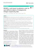 WHAM!: A web-based visualization suite for user-defined analysis of metagenomic shotgun sequencing data