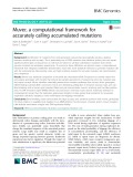 Muver, a computational framework for accurately calling accumulated mutations