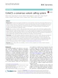 CoVaCS: A consensus variant calling system